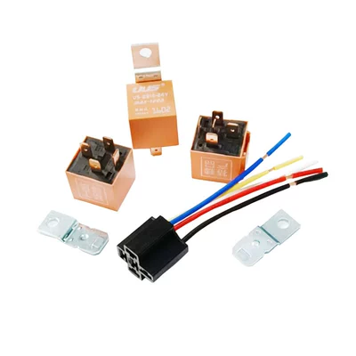UUS đồng chống nước ô tô tiếp sức 24V4 chân 12V5 chân 40A đèn pha xe tải sừng điều hòa không khí sửa đổi đa năng rơle nhiệt rơle thời gian 220v