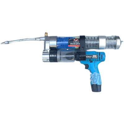 Máy khoan điện cầm tay súng mỡ sửa đổi cờ lê điện lithium máy khoan điện súng mỡ đa năng đầu súng điện áp cao máy bơ máy bơm mỡ khí nén kocu gz 8 12 lít bơm mỡ khí nén