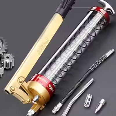Súng bắn mỡ cao áp bằng tay, máy xúc ô tô, xe nâng, tạo tác đặc biệt để phun mỡ, piston đôi dây kéo tiết kiệm nhân công máy bơm mỡ khí nén mini bơm mở