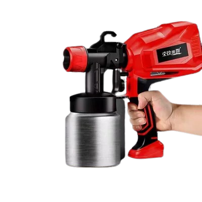 Điện súng phun sơn nhỏ sơn cao su máy phun sơn 220V hộ gia đình công suất cao cao nguyên tử hóa xịt xịt nồi súng phun sơn máy nén khí bộ phun sơn khí nén