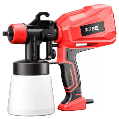 Điện súng phun sơn nhỏ sơn cao su máy phun sơn 220V hộ gia đình công suất cao cao nguyên tử hóa xịt xịt nồi súng sơn xe súng sơn f75