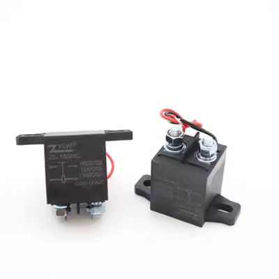 rơ le nhiệt schneider Năng lượng điện mới xe điện cao -giá điện áp DC Rơle 12V công suất dài hạn 150A110V DC Contactor relay nhiệt ls