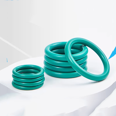 Vòng cao su flo màu xanh lá cây chịu nhiệt độ cao (75-140) * Vòng tròn ô tô 5,3mm chịu mài mòn chống dầu phớt làm kín trục phốt thủy lực