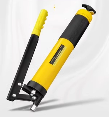 Súng bắn bơ thủ công, tạo tác bơ áp suất cao và tiết kiệm nhân công, máy tra dầu nhỏ trong suốt dành cho máy đào cấu tạo máy bơm mỡ súng bơm mỡ dùng pin