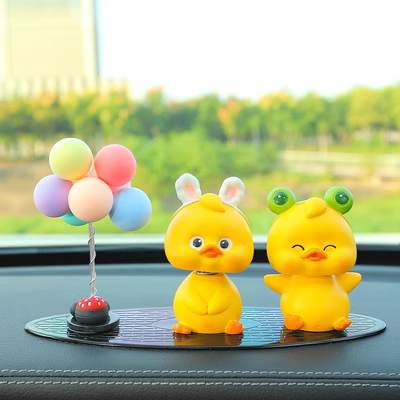 Xe Hoạt Hình Sáng Tạo Vịt Vàng Nhỏ Đồ Trang Trí Trang Trí Nội Thất Xe Hơi Vịt Tiếp Nhiên Liệu Xe Búp Bê Vật Dụng Trang Trí Dễ Thương Cho Phụ Nữ chai xịt thơm xe ô tô