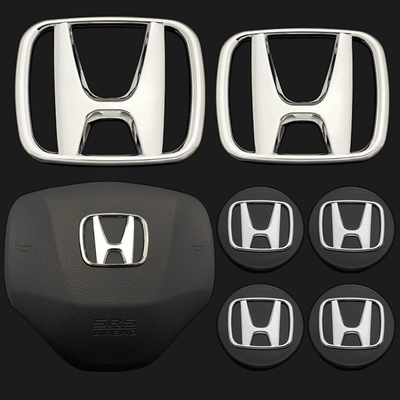 Thích hợp cho Honda MNV sửa đổi logo trước xe hơi phía trước Hub Che tem dán xe ô tô màu đỏ tem xe oto 4 chỗ