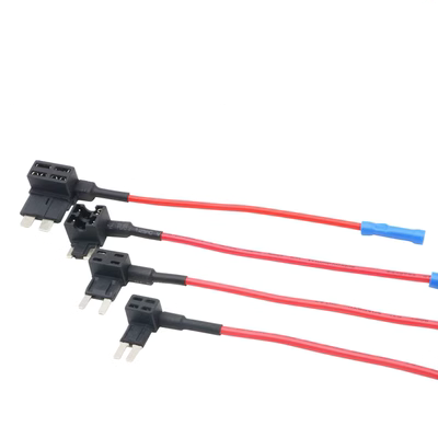 Xe ô tô thiết bị điện hộp cầu chì ổ cắm điện đầu ghi lái xe cáp sửa đổi không phá hủy cầu chì xe ô tô cầu chì ống thủy tinh