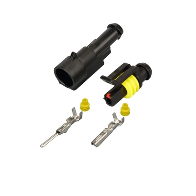 khớp nối dây điện Đầu nối chống nước cho ô tô Ổ cắm AMP HID đầu nối nam và nữ đầu nối dây 2P3P4P5P6P cút nối dây điện chống nước cos nối thẳng