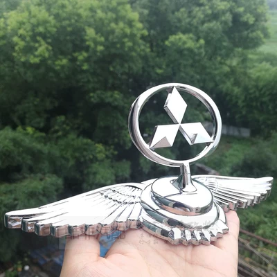 Thích hợp cho Mitsubishi Outlander Jinxuan ASX Label Label Stand Thương hiệu xe hơi Thương hiệu xe logo Động cơ dán xe oto tem dán nắp capo xe ô tô