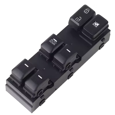 Thích hợp cho 11-18 mới Kia Smart Sport kính nâng công tắc cụm cửa trước bên trái cửa sổ nút điện fco 24kv công tắc ngắt mát ô tô