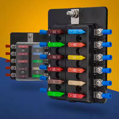 cầu chì ống 5a Xe chuyển đổi xe RV Bảo hiểm Hộp bảo hiểm Cơ sở bảo hiểm Lắp ráp thêm một con đường LED6 10 Tàu 10 Tàu phổ quát cầu chì 10a cau chì