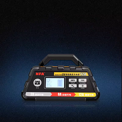 binh xe oto Bộ sạc ắc quy ô tô và xe máy NFA New Fox Màn hình kỹ thuật số 12V Bộ sạc ắc quy ô tô hoàn toàn tự động bình ắc quy xe ô tô giá binh ac quy oto