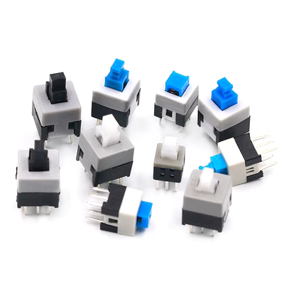 Nút bấm công tắc phím 5.8*5.8 7*7 8*8 8.5*8.5MM tự khóa công tắc không khóa 10 miếng cầu chì bussmann