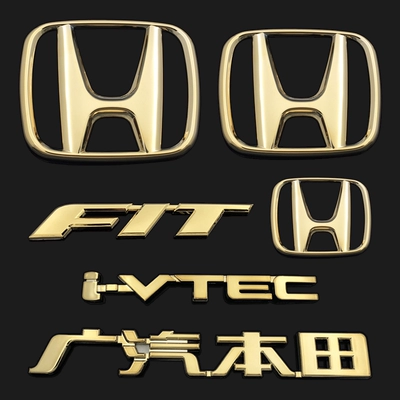 tem dán xe ô tô màu đỏ 09-12 MỚI FIT LandMary FIT FIT Land IVTEC TRƯỚC tem xe oto dep logo ô tô