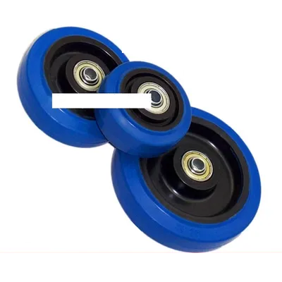 Cực Bánh Xe 3 Inch 4 Inch 5 Inch Đôi Chịu Lực Kệ Bánh Xe Đẩy Kéo Bánh Xe Ăn Xe Bánh Xe Nhỏ đa Năng Ròng Rọc mâm oto mam xe oto