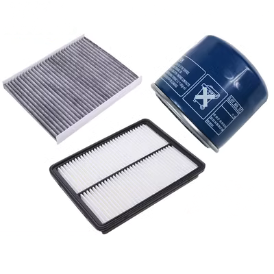 Thích ứng với lưới lọc dầu bộ lọc không khí bộ ba lọc Xinshengda 10 11 12 nhập khẩu hiện đại loc gio dieu hoa cách vệ sinh lọc gió điều hòa ô tô