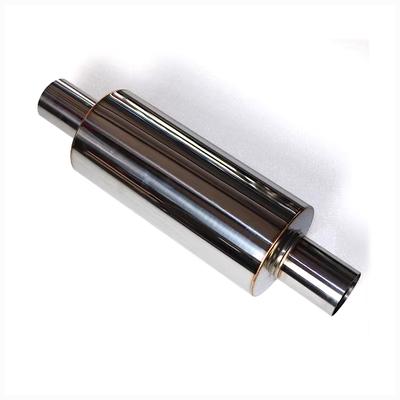 Ống xả ô tô inox phần giữa ống giảm thanh trống giảm thanh sửa đổi ống xả 304 giữa trống xe thể thao âm thanh đa năng ống xả ô tô nổ lụp bụp giá kích thủy lực dài