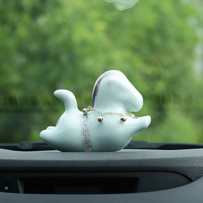 Đồ trang trí xe ngựa cao cấp như mơ năm 2021, phụ kiện nội thất ô tô, sản phẩm trang trí bảng điều khiển trung tâm, phong cách Trung Hoa dành cho nam và nữ may nệm lót ghế gỗ