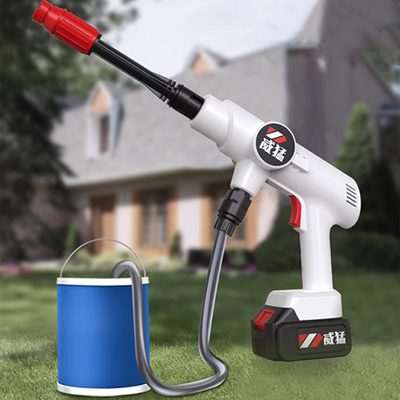 Máy rửa xe không dây, súng nước rửa xe cao áp gia đình, nước áp lực mạnh, pin lithium, hiện vật đặc biệt làm sạch xe súng áp lực rửa xe súng rửa xe cao áp