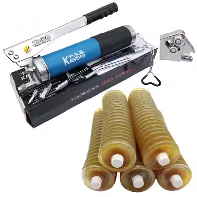 Súng mỡ sâu bướm Carlson áp suất cao bằng tay bom bơ xe đặc biệt với máy xúc xe nâng loại súng dầu dây kéo súng bơm mỡ dùng pin súng bơm mỡ bằng hơi