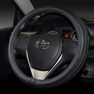bọc volang da Bọc vô lăng xe Toyota Corolla Ralink Camry độ chói lóa Vios Highlander RAV4 bốn mùa bọc tay lái bao vô lăng boc vo lang oto