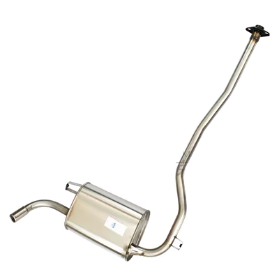 Thích hợp cho bộ giảm âm ống xả ô tô bằng thép không gỉ phía sau Hafei Minxin 6370 ống xả xe tải