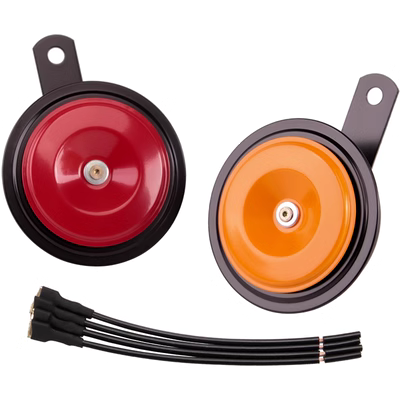 Fabin xe hơi còi điện 12V siêu lớn chống thấm nước lưu vực xe máy còi cao và thấp còi còi phổ quát hai tông màu nhại còi hơi còi nhại xe điện
