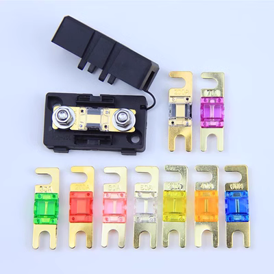 AUTHOBILE AUDIO Sửa đổi Bolt Flat Bolt Hộp cầu chì Phụ kiện Kết luận Phim ANS-H200 Một cơ sở đường đơn cầu chì 100a vỏ cầu chì