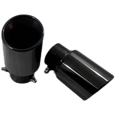 General Motors sửa đổi ống xả thẳng cổ họng đen sáng titan đen 89102114 hàn miệng đuôi có thể tùy chỉnh cấu tạo ống xả ô tô