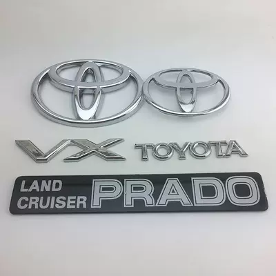 decal xe oto Áp dụng cho BAIC LU BA Sửa đổi Toyota Domineering 2700 3400 LOGO LOGO OLD PRADO FRONT TAIL đề can dán xe ô tô tem xe oto đẹp
