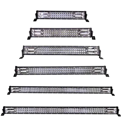 Đèn chiếu sáng siêu mỏng đèn chiếu sáng xe tải 12v24 volt ánh sáng đèn xe tải không thấm nước ba hàng ánh sáng mạnh nhấp nháy ánh sáng giả mạo trong mạng guong chieu hau oto bi led gầm ô tô