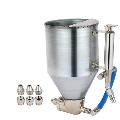 Khí nén súng phun sơn tảo bùn sơn máy tường bên ngoài nhỏ sơn Putty bột phun nồi silicon đá thật súng sơn hiện vật hướng dẫn sử dụng súng phun sơn bộ phun sơn
