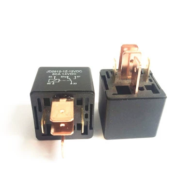 12V80A ô tô tiếp sức JD1912-1ZS cao hiện tiếp sức đồng chân bốn chân năm chân rộng chân rơ le nhiệt độ rơ le nhiệt mitsubishi