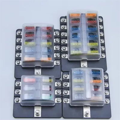 Ô Tô Sửa Đổi Mạch Phụ Kiện Đa Kênh Một Trong Nhiều Ra 6 8 10 Cầu Chì 12 Chiều Hộp Cầu Chì lắp Ráp cầu chì có tác dụng cầu chì thủy tinh