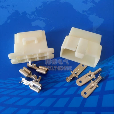 Đầu nối ô tô 6 lõi Đầu nối dây cách điện Đầu nối dây 6P vỏ bọc cao su phích cắm 70611 cos nối đầu cosse dây điện
