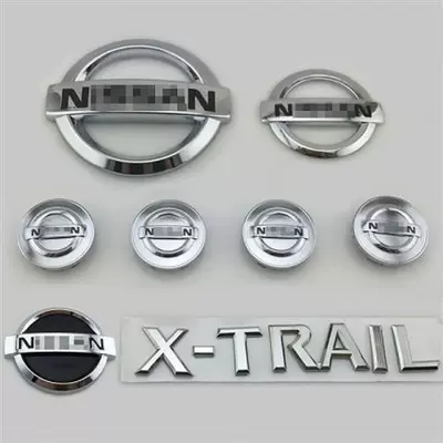 biểu tượng xe hơi Áp dụng cho Dongfeng Guidi MX6 để sửa đổi nhãn xe Nissan Qijun trước tay đuôi đuôi phía sau Đáp động tay lái các loại logo xe ô tô tem dán xe ô tô