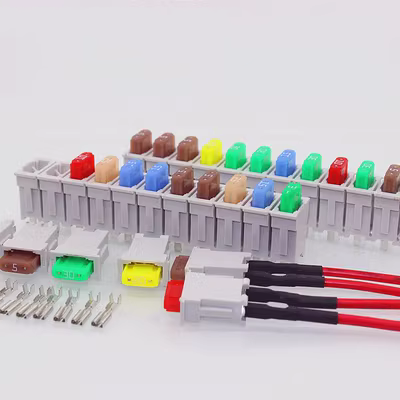 Hộp bảo hiểm xe hơi xe hơi sửa đổi ổ cắm cầu chì PCB Hàn máy bay cầu chì JST Trumpet Bảo hiểm cầu chì sứ cầu chi