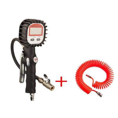 đo áp suất lốp ô tô Đồng hồ đo áp suất lốp màn hình hiển thị kỹ thuật số điện tử có độ chính xác cao với vòi phun lạm phát lốp để bơm hơi cho ô tô đồng hồ đo áp suất không khí đặc biệt đo áp suất lốp bộ đo áp suất lốp ô tô