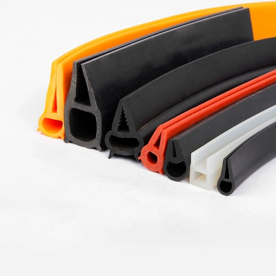 Silicone hình chữ U chịu nhiệt độ cao màu trắng mờ trên cùng bong bóng bên bong bóng khe cắm thẻ nướng hộp nướng chống va chạm dải cao su bảo vệ miệng dải cạnh CỐP HẬU CỬA NÓC