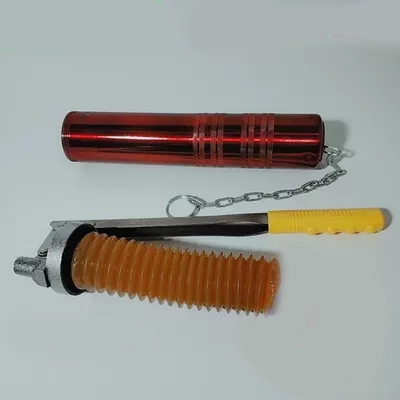 máy bơm mỡ bò bằng hơi Súng mỡ loại dây kéo, súng mỡ sâu bướm trong suốt, súng mỡ máy móc kỹ thuật áp suất đơn và áp suất cao đặc biệt máy bơm mỡ khí nén kocu gz 8 12 lít bơm mỡ bằng chân