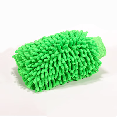 súng xịt nước áp lực cao Găng tay rửa xe 2 mặt mùa đông chống nước lau xe găng tay voan san hô polyp Plus nhung dày rửa xe gấu Paw súng xịt cao áp súng xịt rửa xe