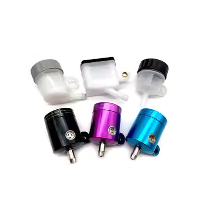 bình nén khí mini Xe máy sửa đổi phanh đĩa bơm trên bơm chính bơm một từ bơm kéo bơm tách dầu nồi dầu cốc hộp dầu tròn máy nén khí tahico máy nén khí giá rẻ