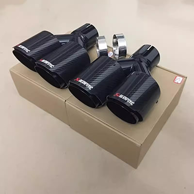 Xe mới chất lượng cao sửa đổi chữ Y màu đen thẳng câm mô hình phổ thông kép sợi carbon đuôi họng thích hợp cho XE BMW X3 vệ sinh ống xả ô tô ống xả đoạn cuối kia morning
