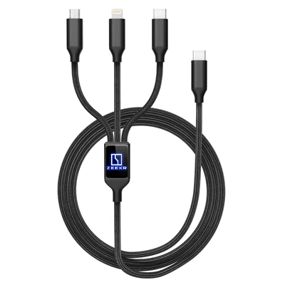 Thích hợp cho cáp dữ liệu trên ô tô cực krypton 001 Cáp sạc một-ba ô tô ZEEKR 009 cáp sạc giao diện type-c sạc nhanh áo trùm xe hơi gạt mưa heyner