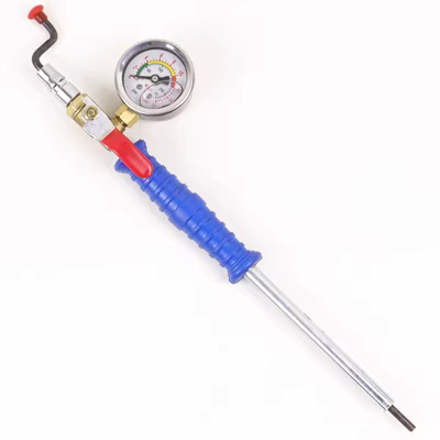 Thanh nạp khí hai đầu đa năng / lốp xe tải lớn lốp ô tô lạm phát nhanh thanh ống làm đầy vòi làm đầy bàn van đồng hồ đo áp suất lốp ô tô đồng hồ đo áp suất lốp ô tô