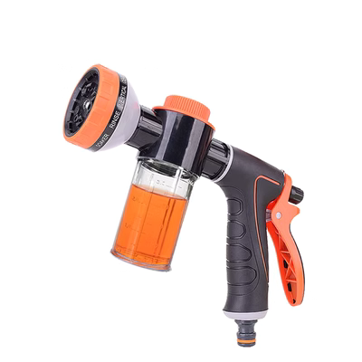 Đa năng cao cấp hộ gia đình chất lỏng rửa xe xịt có bình xịt tạo bọt kết nối với vòi nước ống vòi vòi phun súng tạo bọt tuyết súng phun bọt tuyết