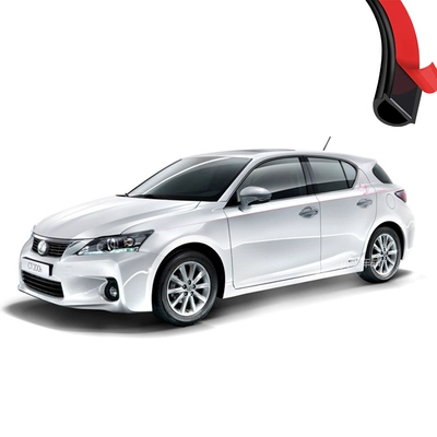 COMPA NÂNG KÍNH [Cao cấp] Lexus CT200h sửa đổi dải đặc biệt dán kín cửa cách âm toàn bộ phụ kiện trang trí xe Ổ KHÓA NGẬM CÁNH CỬA CỐP HẬU