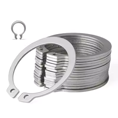 Vòng giữ trục Vòng giữ đàn hồi bằng thép không gỉ 304 Vòng giữ vòng giữ Vòng giữ ngoài kiểu C Vòng giữ ngoài cho trục ￠ 3- ￠ 75 máy nén máy bơm mỡ khí nén
