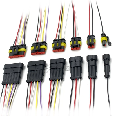 cút nối dây điện AMP Chống Thấm Nước Ô Tô Cổng Kết Nối 2P Nam Nữ Dock Cắm Chống Nước Ổ Cắm Xe Dây Cổng Kết Nối 3 Lỗ các loại đầu nối dây điện đầu nối dây điện