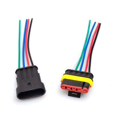 đầu nối dây điện Đầu nối ô tô đầu nối chống nước sê-ri 1.5 2P3 lỗ 4 nhân 5P6P sửa đổi dây cắm nam nữ docking đầu nối dây điện chống nước đầu cos nối thẳng